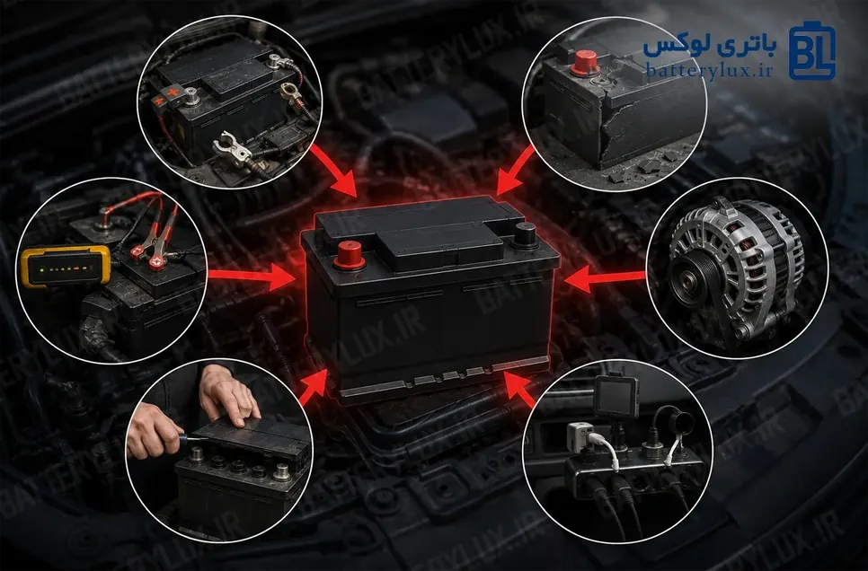 موارد ابطال گارانتی باتری